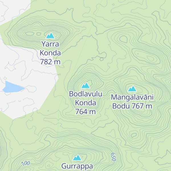 Map of Bodlavulu Konda
