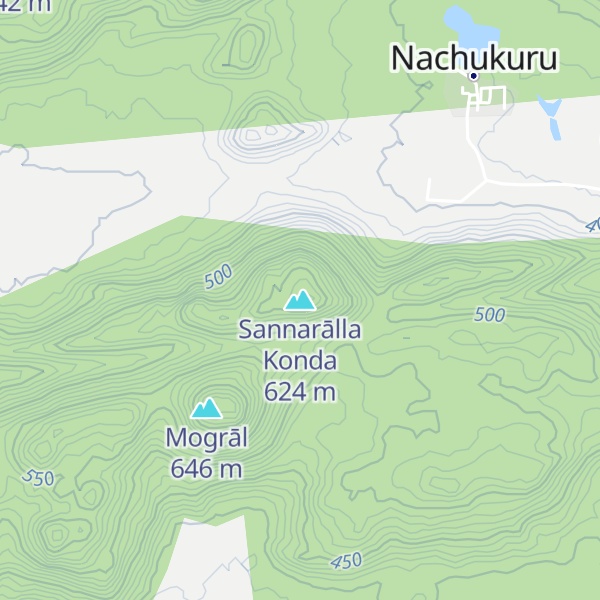 Map of Sannarālla Konda