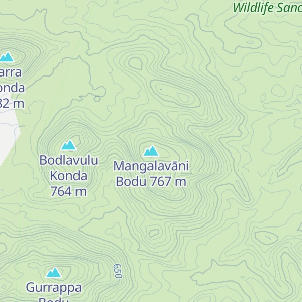 Map of Mangalavāni Bodu
