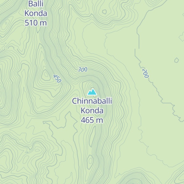 Map of Chinnaballi Konda