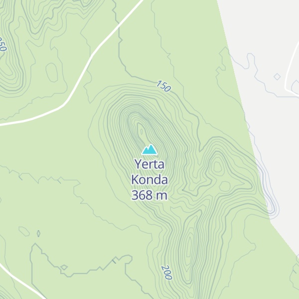 Map of Yerta Konda
