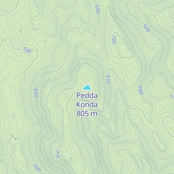 Map of Pedda Konda