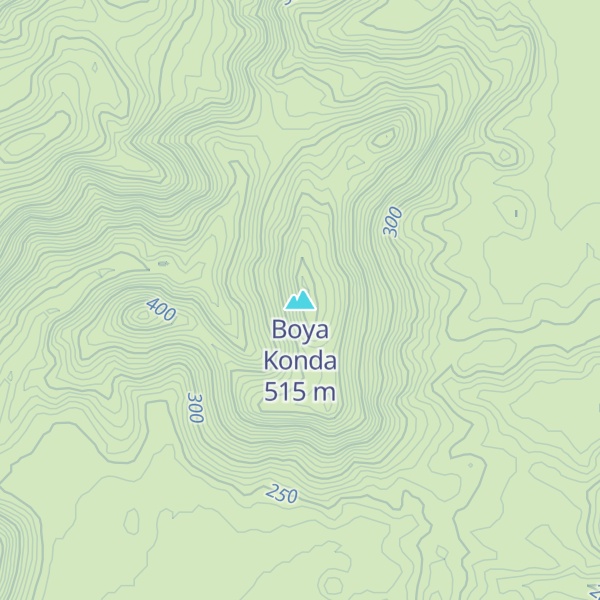 Map of Boya Konda