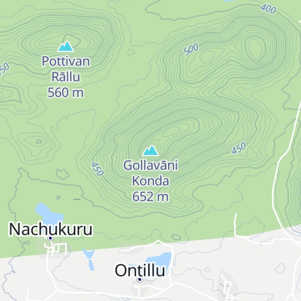Map of Gollavāni Konda
