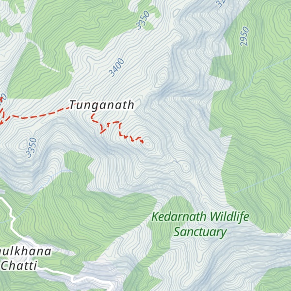 Map of Chandrasila
