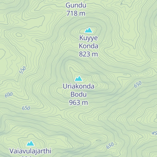 Map of Uriakonda Bodu