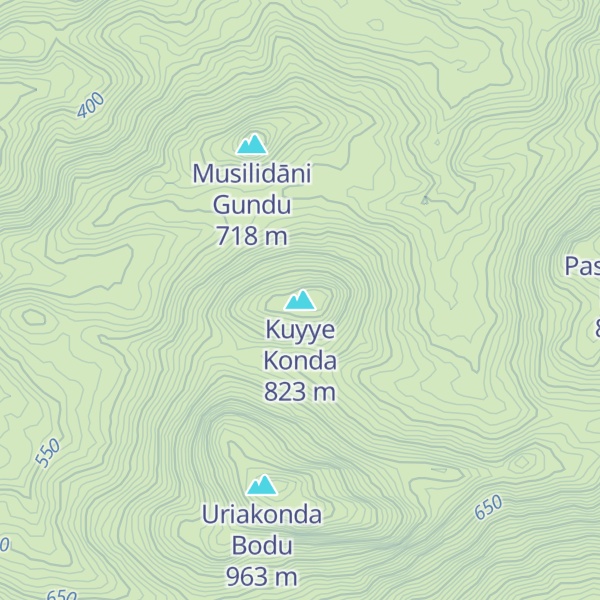Map of Kuyye Konda