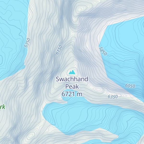 Map of Swachhand Peak