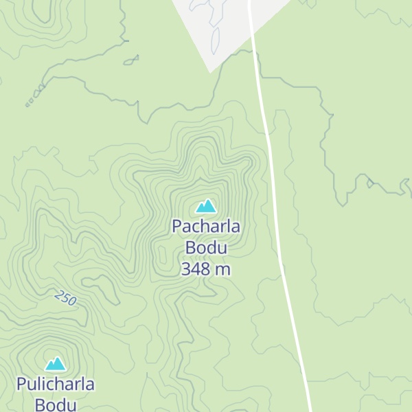 Map of Pacharla Bodu