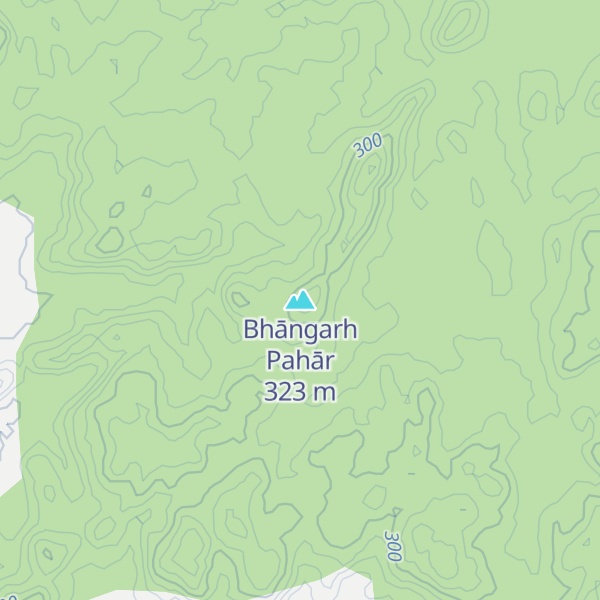 Map of Bhāngarh Pahār