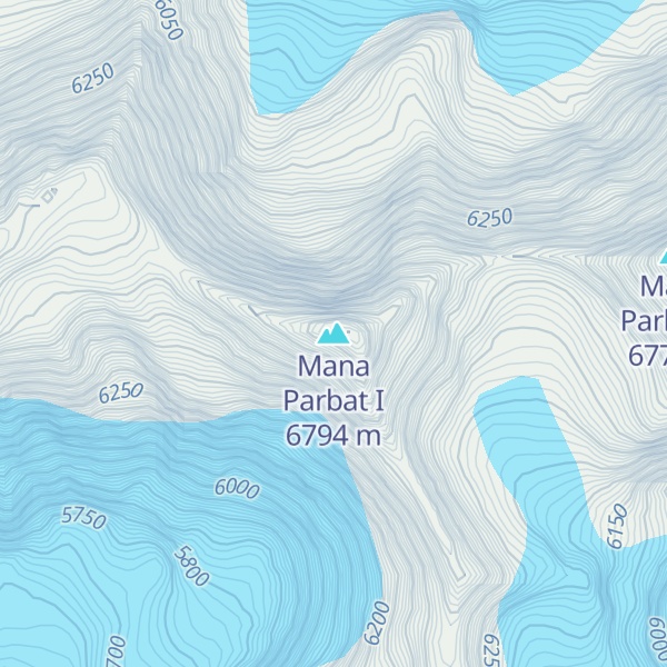 Map of Mana Parbat I