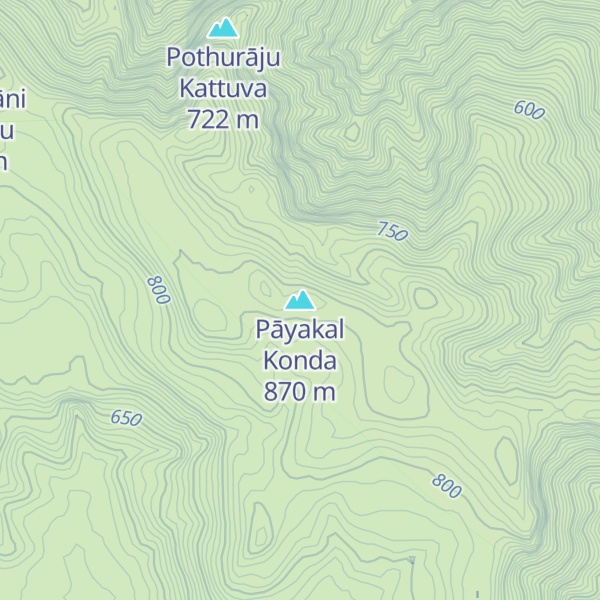 Map of Pāyakal Konda