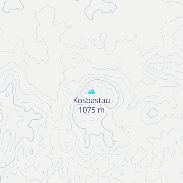 Map of Kosbastau