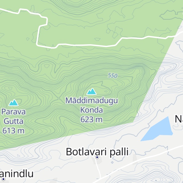 Map of Māddimadugu Konda
