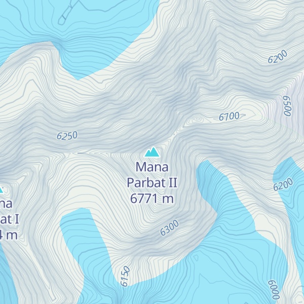 Map of Mana Parbat II