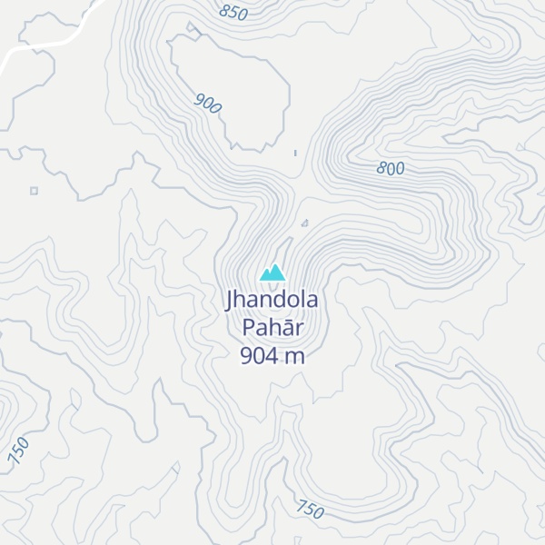 Map of Jhandola Pahār