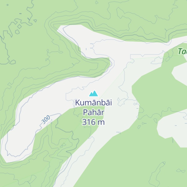 Map of Kumānbāi Pahār