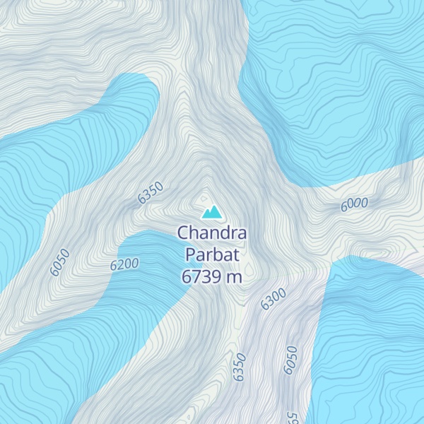 Map of Chandra Parbat
