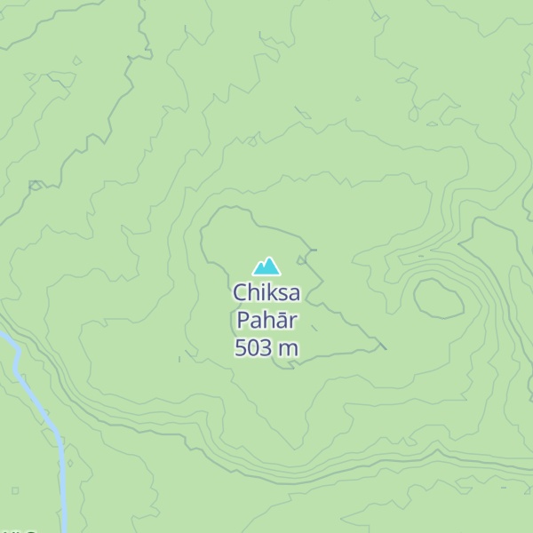 Map of Chiksa Pahār