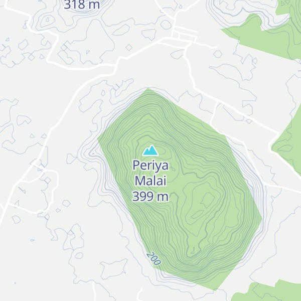 Map of Periya Malai
