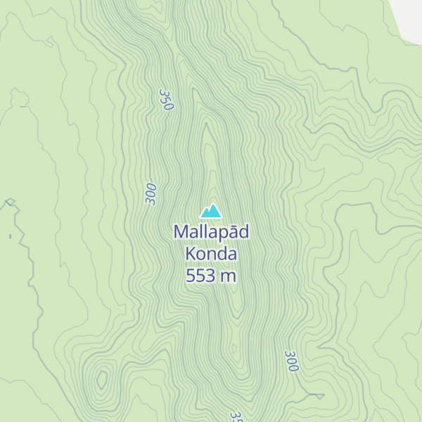 Map of Mallapād Konda