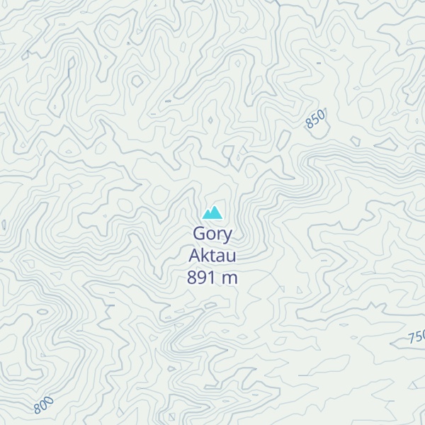 Map of Gory Aktau