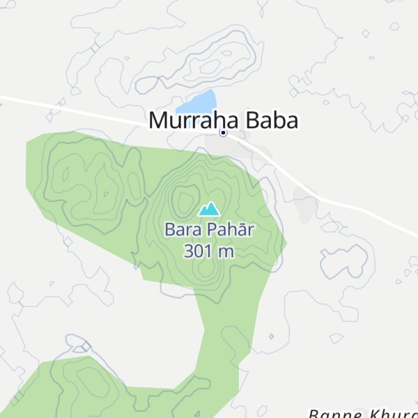 Map of Bara Pahār