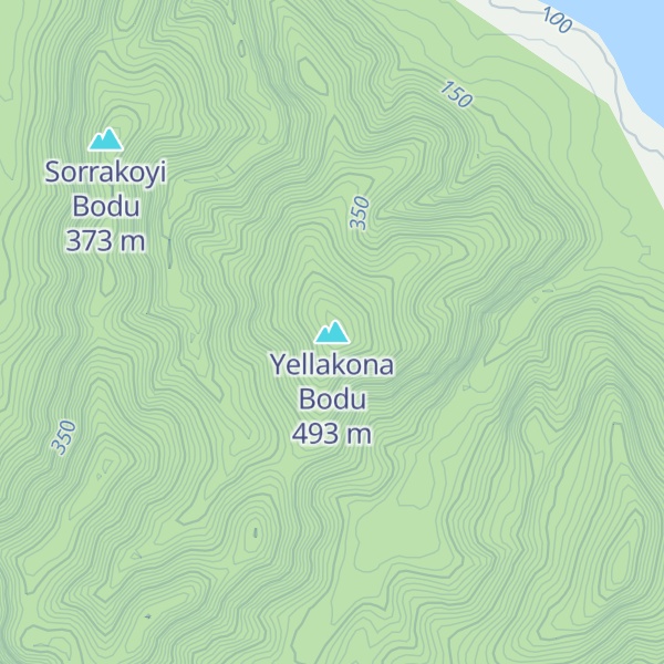 Map of Yellakona Bodu
