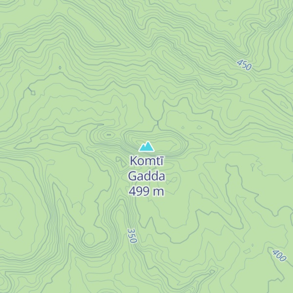 Map of Komtī Gadda