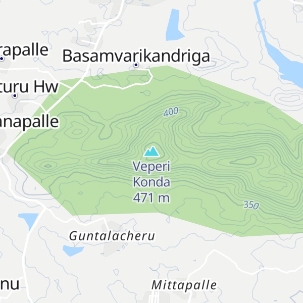 Map of Veperi Konda