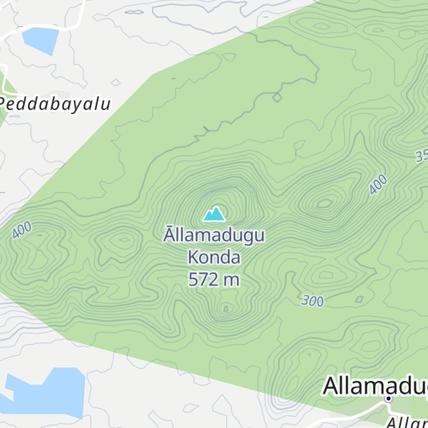 Map of Āllamadugu Konda