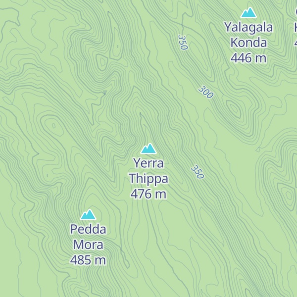 Map of Yerra Thippa