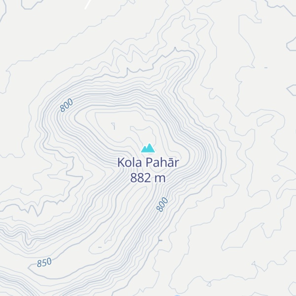 Map of Kola Pahār