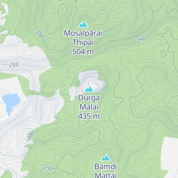 Map of Durga Malai