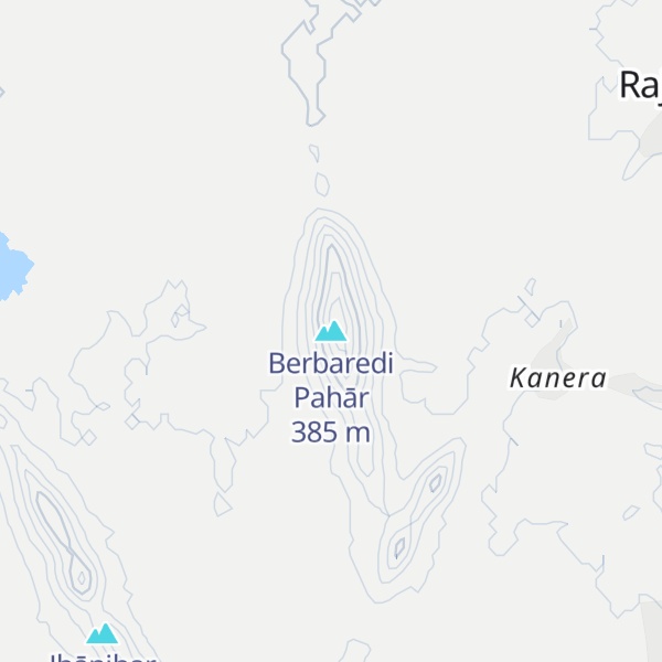 Map of Berbaredi Pahār