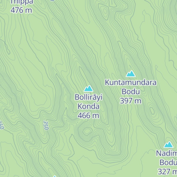 Map of Bollirāyi Konda