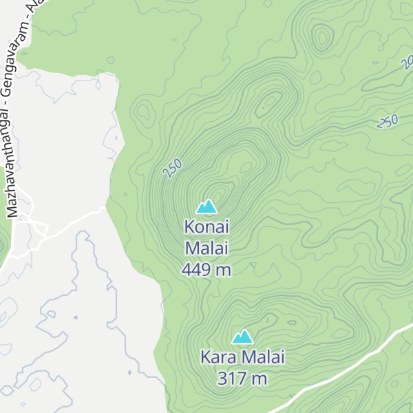 Map of Konai Malai