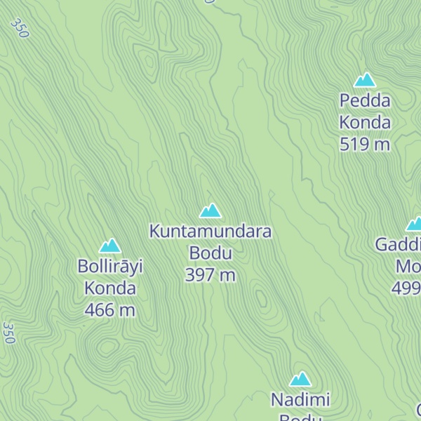 Map of Kuntamundara Bodu