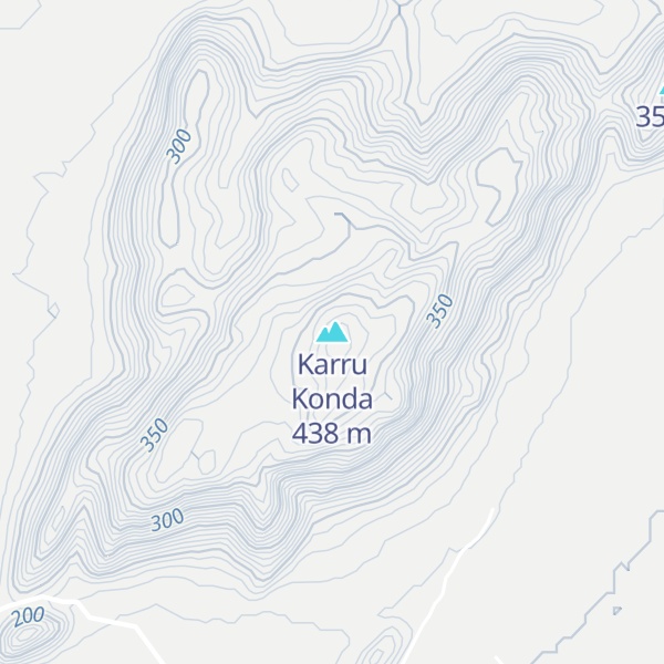 Map of Karru Konda