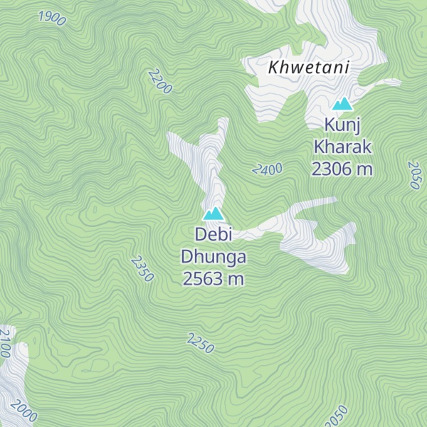 Map of Debi Dhunga