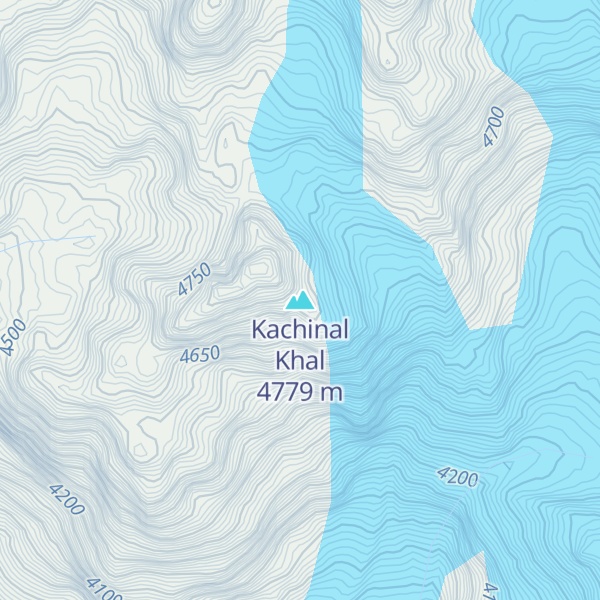 Map of Kachinal Khal