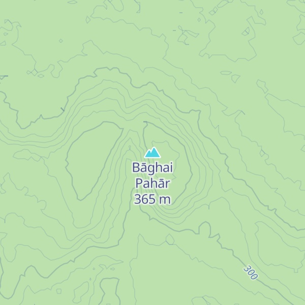 Map of Bāghai Pahār