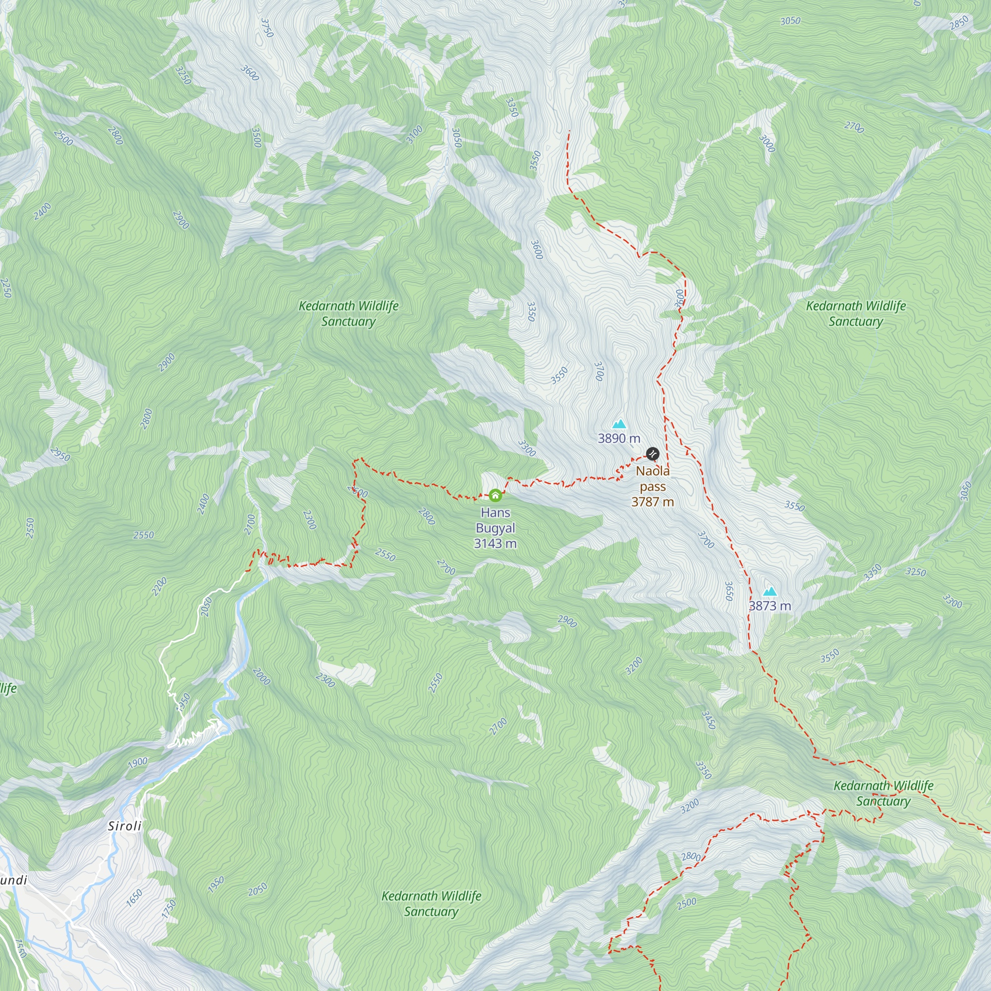Hans Bugyal map