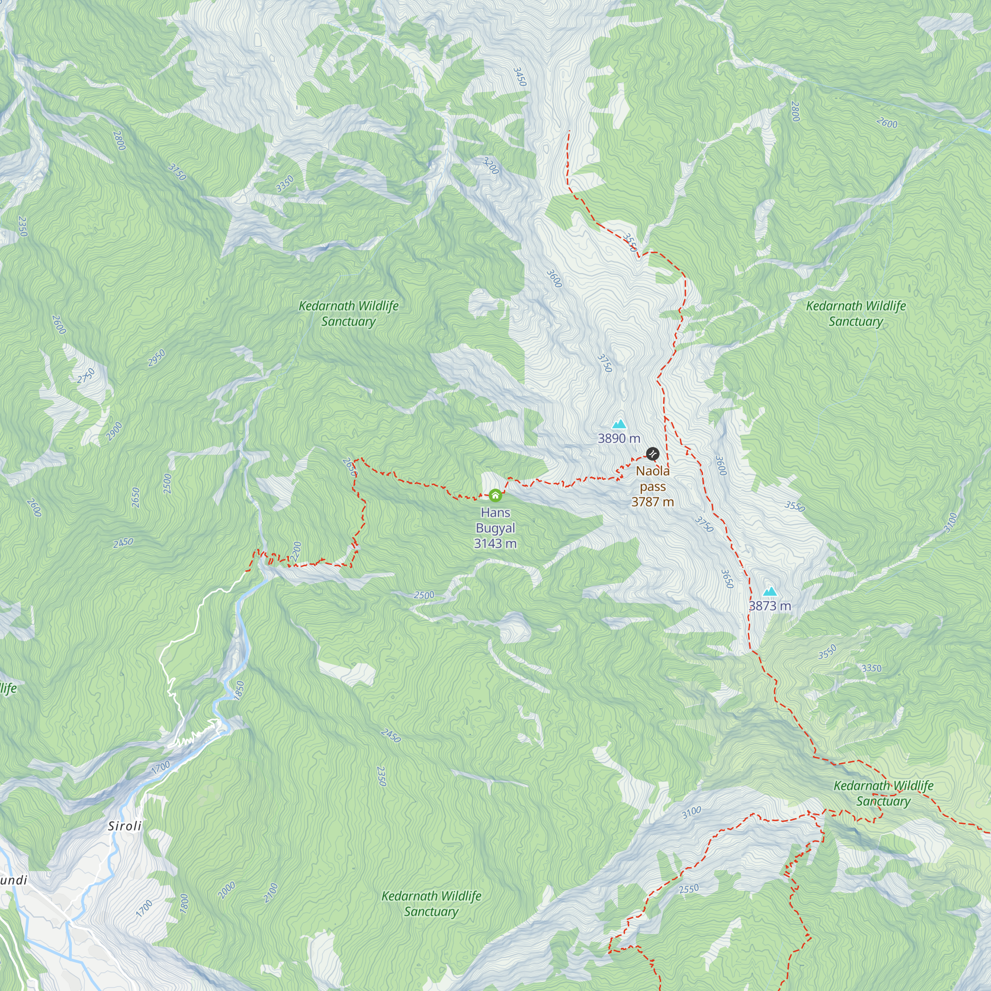 Hans Bugyal map