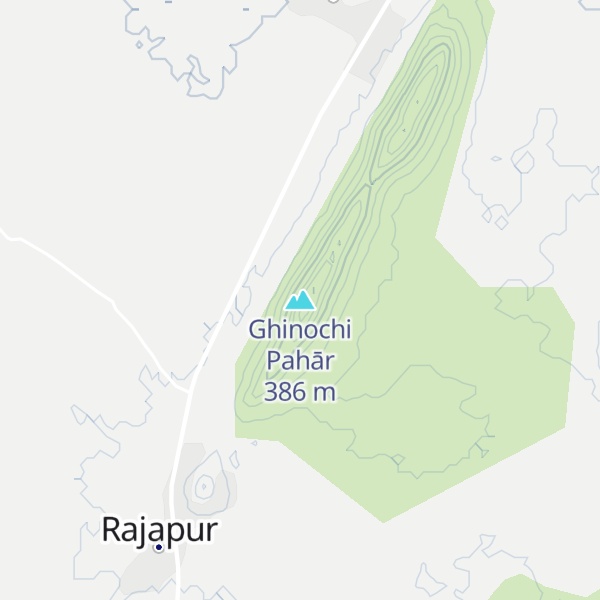 Map of Ghinochi Pahār