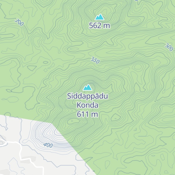 Map of Siddappādu Konda