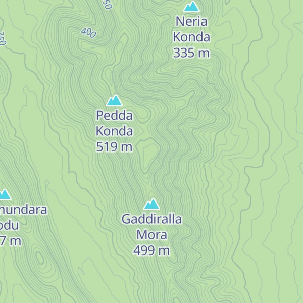 Map of Pulagamvāri Konda