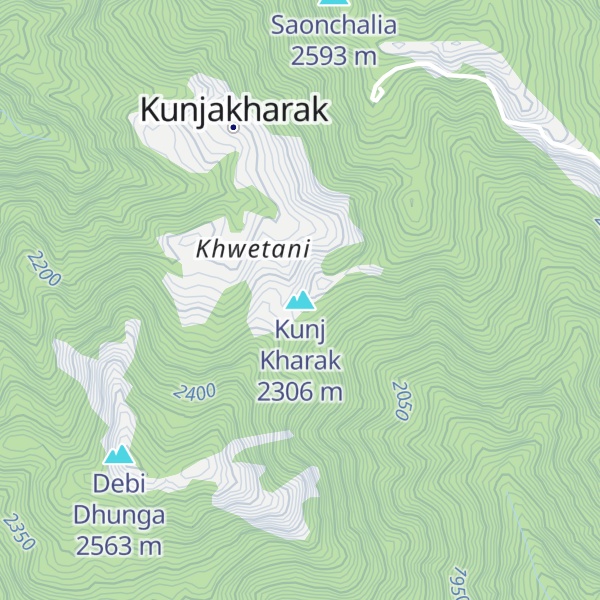Map of Kunj Kharak