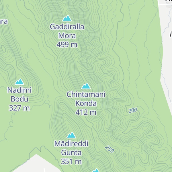 Map of Chintamani Konda