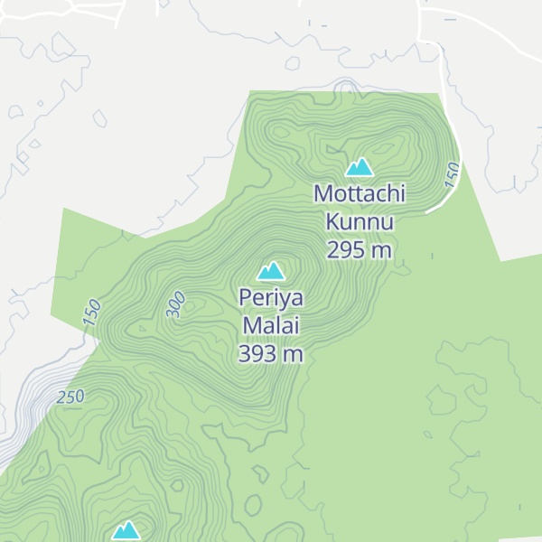 Map of Periya Malai